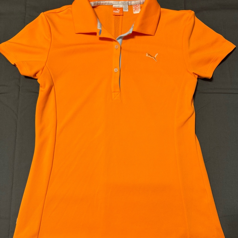 PUMA Golf/Tennis Polo Women’s Size Small Orange